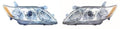 2007-2009 Toyota Camry Headlights Assembly Front Left & Right Sedan Replacement X102200