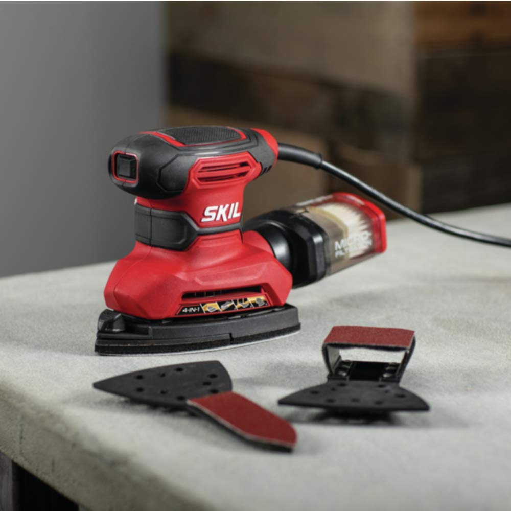 Corded Multi-Function Detail Sander with 12pc Sanding Sheet C478