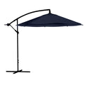 10 Ft Offset Cantilever Patio Umbrella with Cross Base F5258