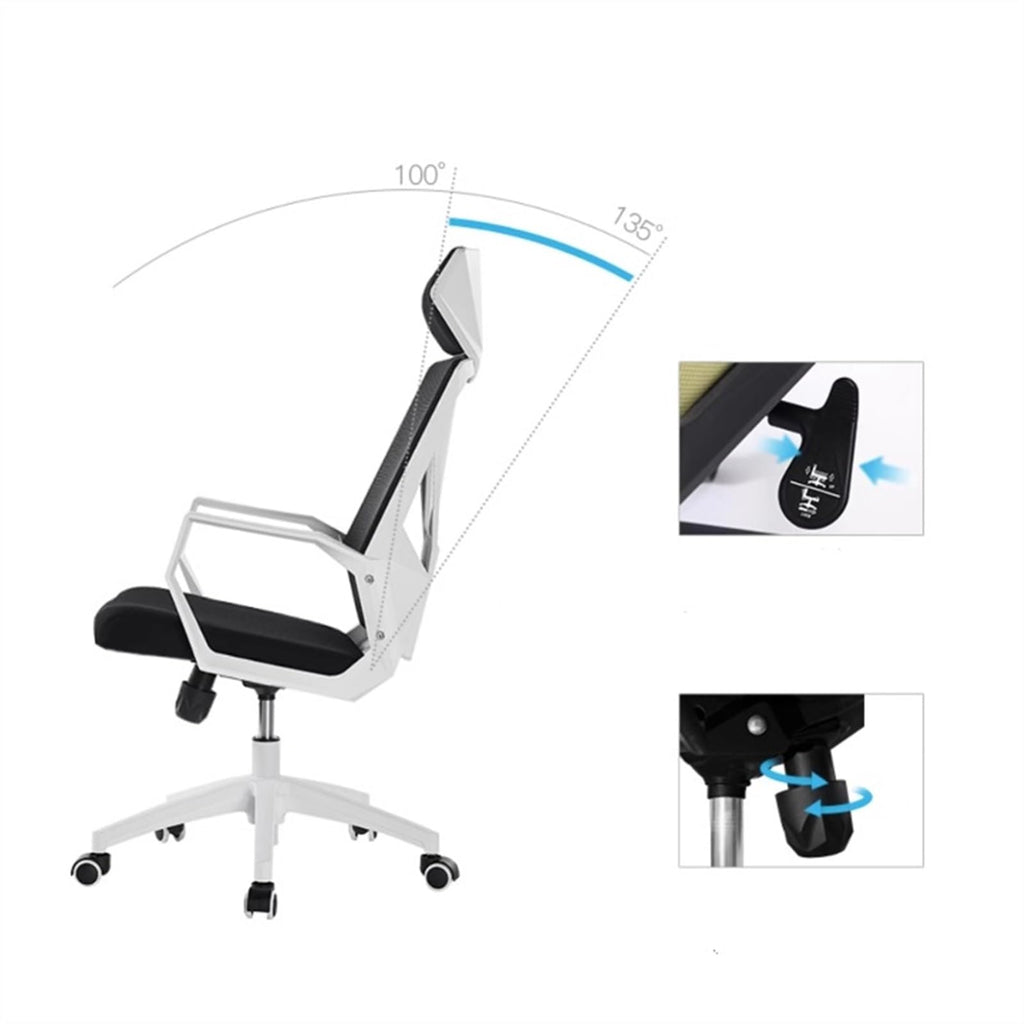 Orange Ergonomic Mesh High Back Office Chair N6154