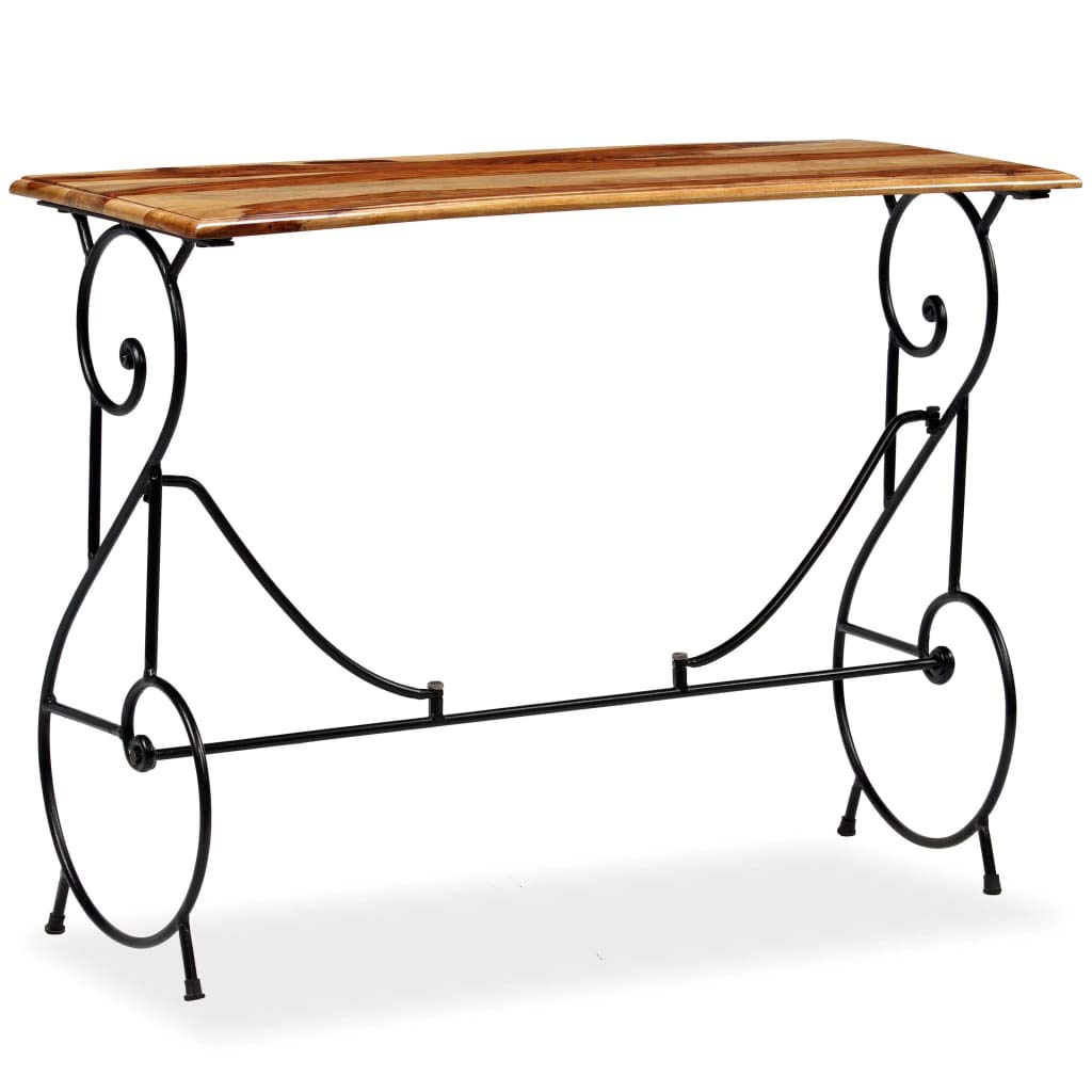 Solid Sheesham Wood Table 39.4"x15.7"x29.5" D15991