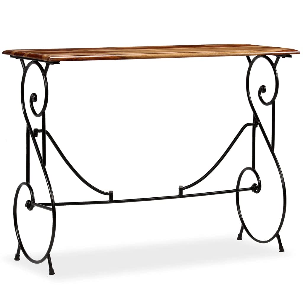 Solid Sheesham Wood Table 39.4"x15.7"x29.5" D15991
