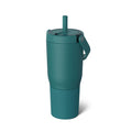 25oz Leakproof Stainless Steel Travel Tumbler with Handle & Straw N902659