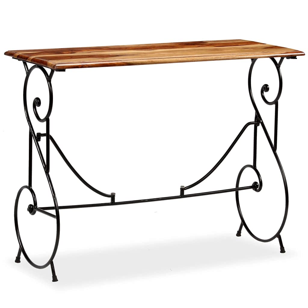 Solid Sheesham Wood Table 39.4"x15.7"x29.5" D15991