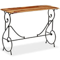 Solid Sheesham Wood Table 39.4"x15.7"x29.5" D15991
