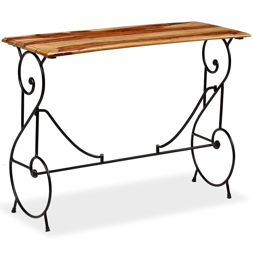 Solid Sheesham Wood Table 39.4"x15.7"x29.5" D15991