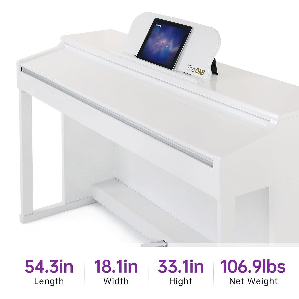 88-Key Weighted Action Digital Piano Keyboard O141185