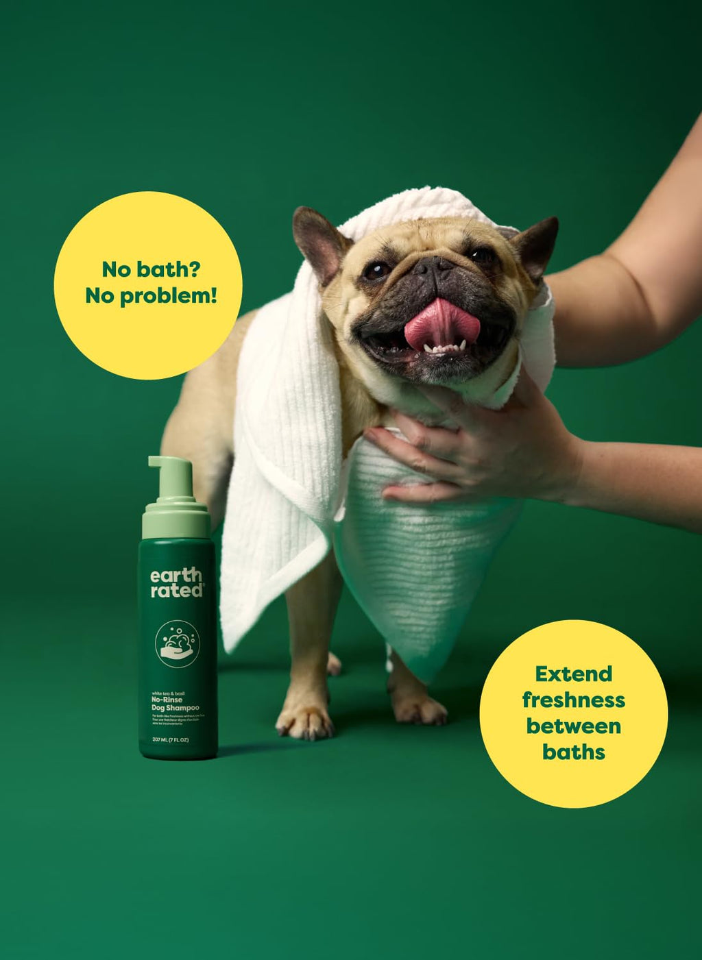 Waterless Shampoo & Conditioner, White Tea & Basil, 7 oz Z515869