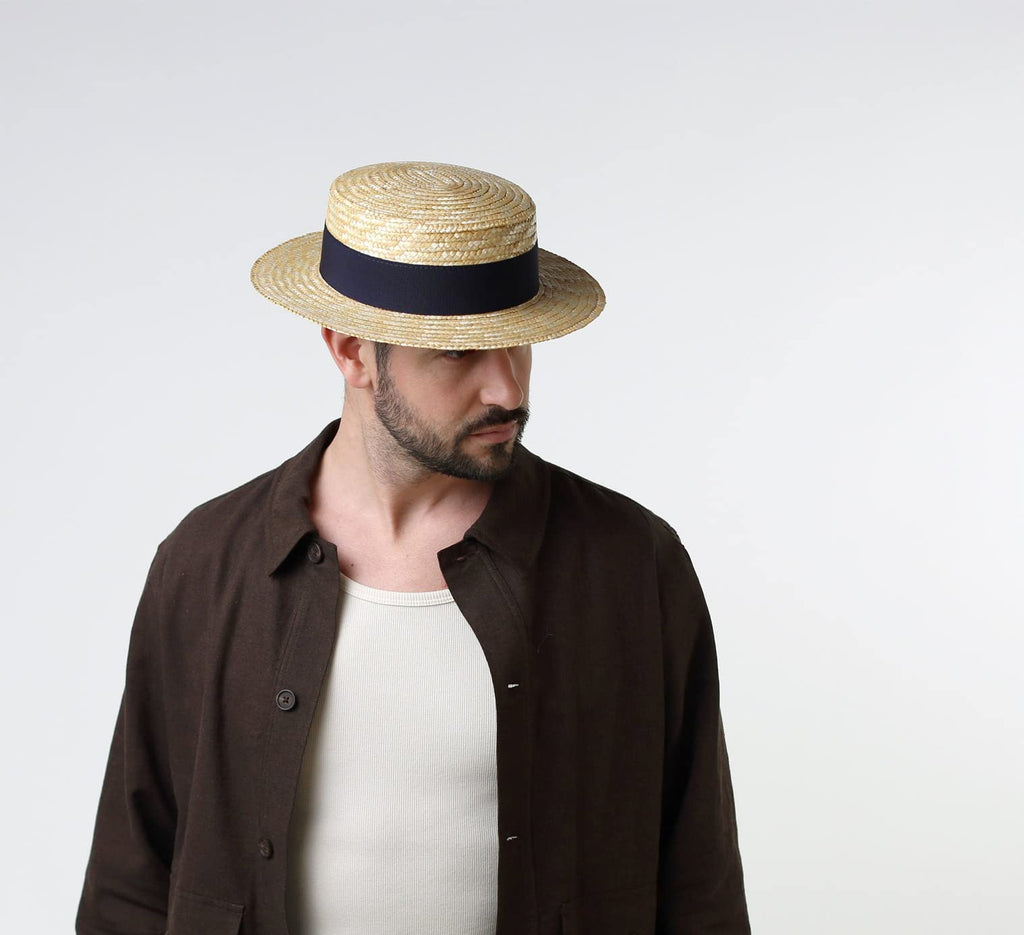 Straw Boater Hat B256201