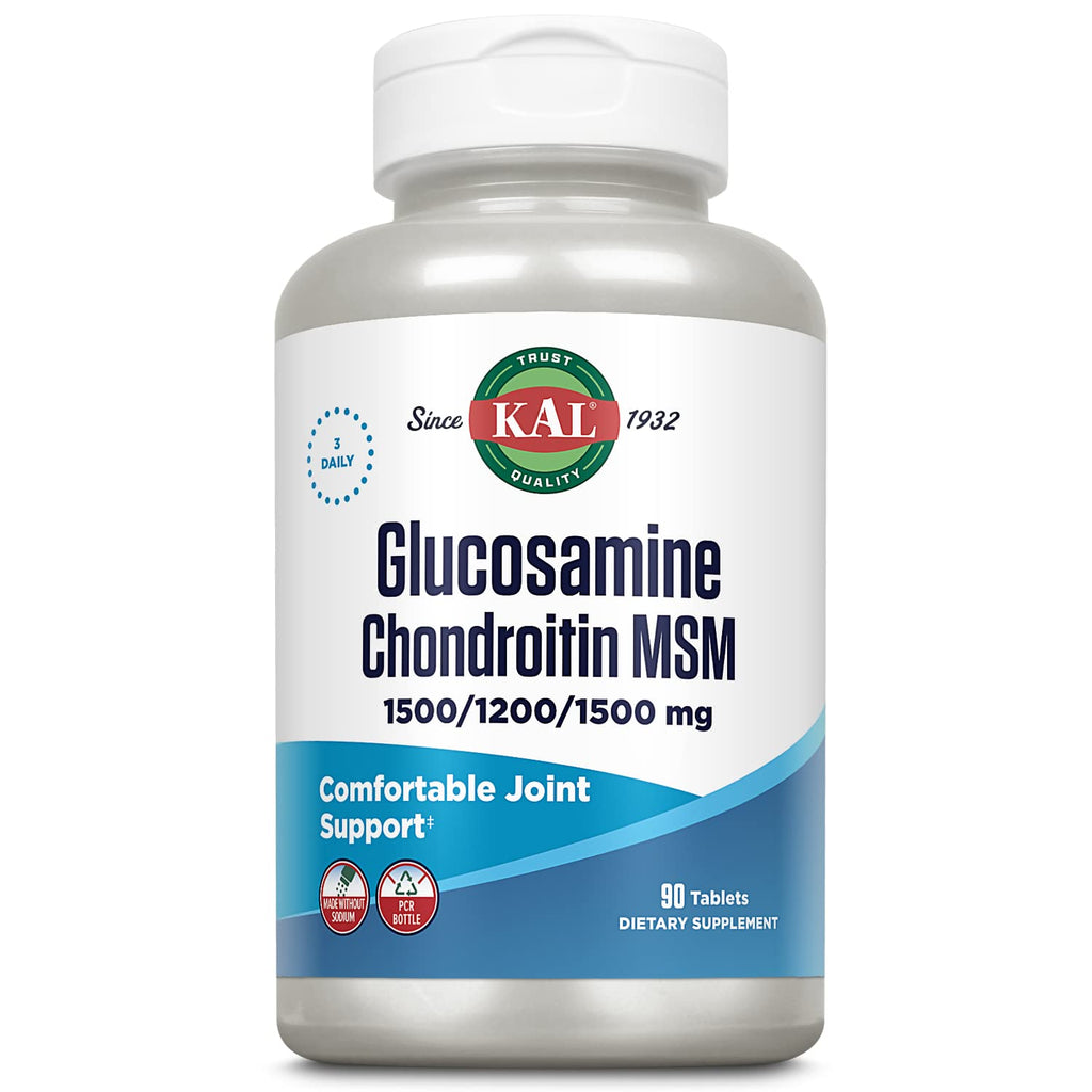 Glucosamine Chondroitin MSM Joint Support Supplement 90 Tablets E262