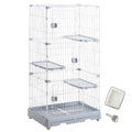 Detachable Metal Wire Cat Enclosure with Litter Box R694907