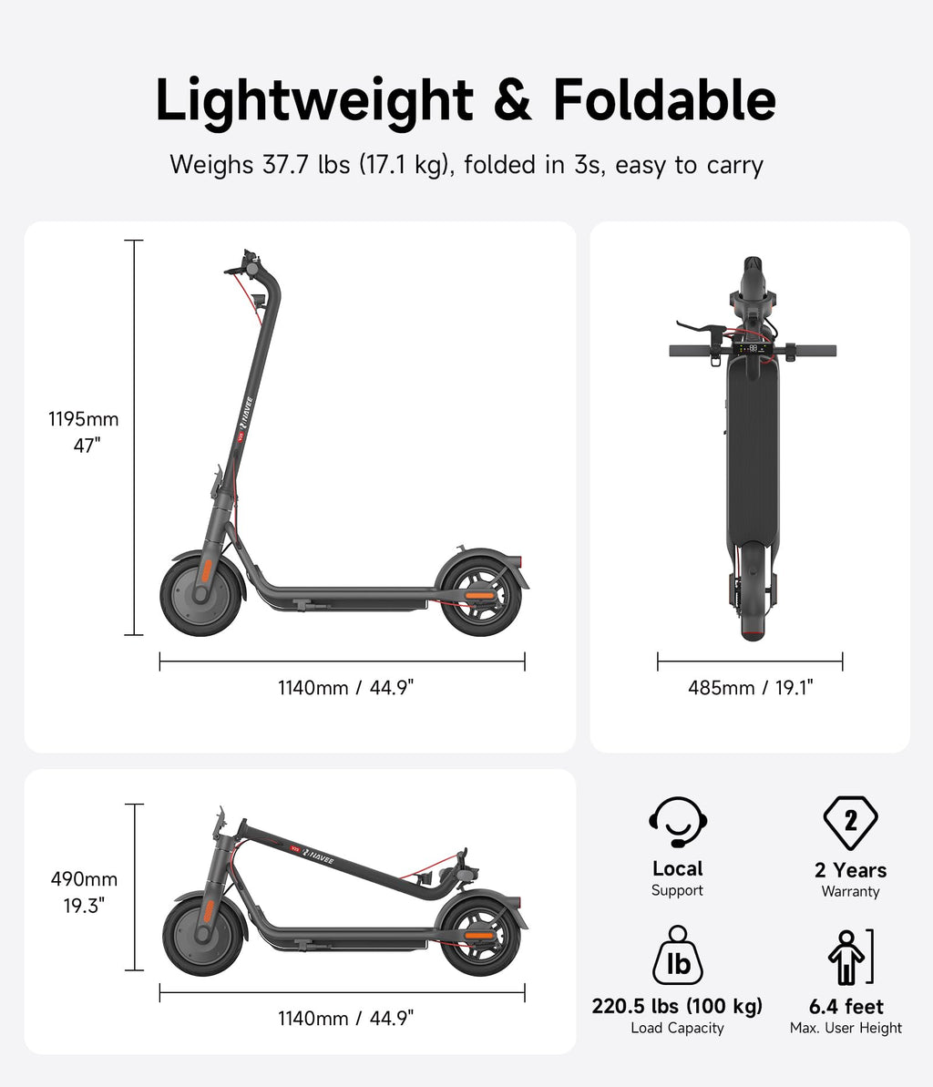 Electric Scooter with Dual Brake Suspension V185284