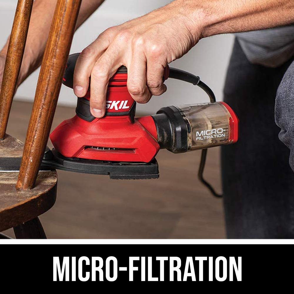 Corded Multi-Function Detail Sander with 12pc Sanding Sheet C478