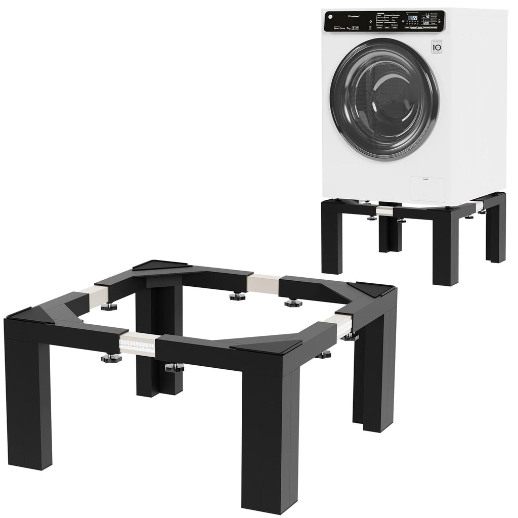 Heavy Duty Adjustable Laundry Pedestal Black G5478