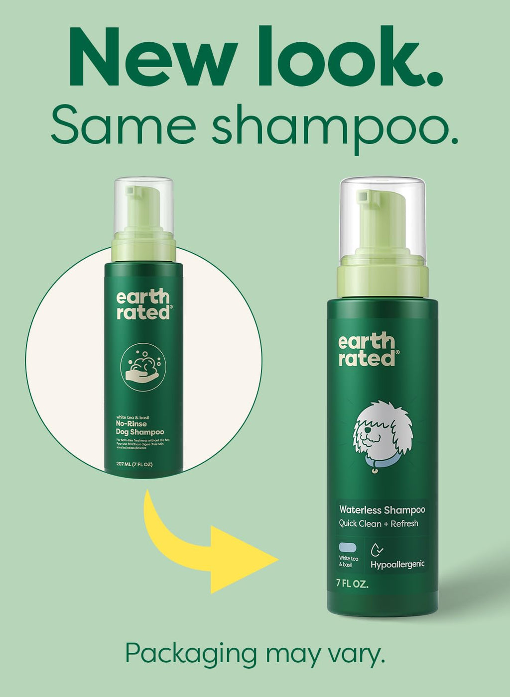 Waterless Shampoo & Conditioner, White Tea & Basil, 7 oz Z515869