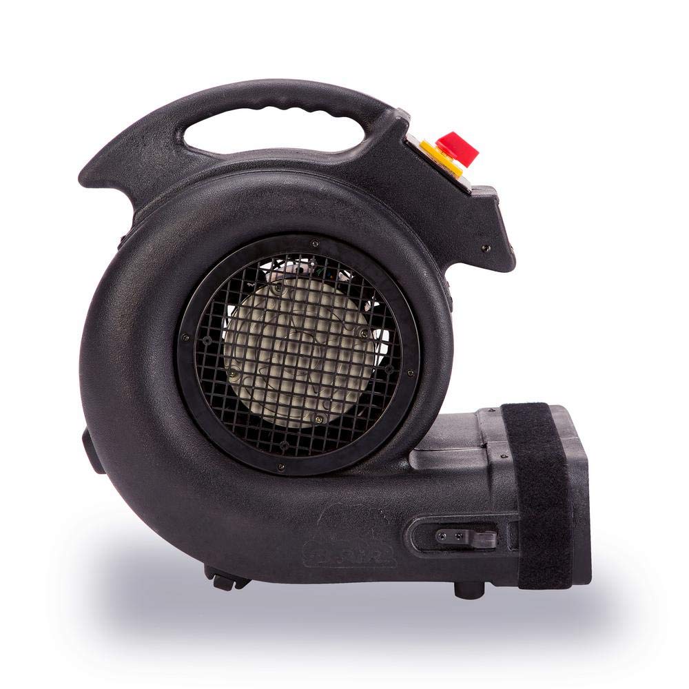 1 HP 3550 CFM Air Mover Carpet Dryer Floor Fan Black N54229