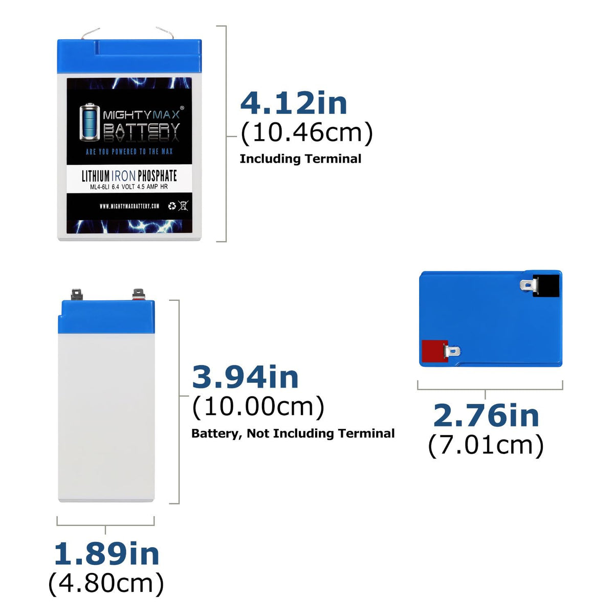 6V 4.5AH Lithium Replacement Battery I5741
