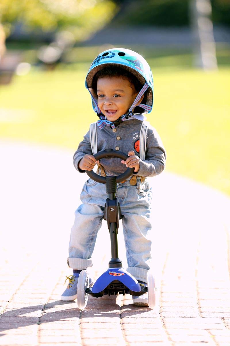 3-in-1 Toddler Scooter with Removable Parent Push Bar I1579