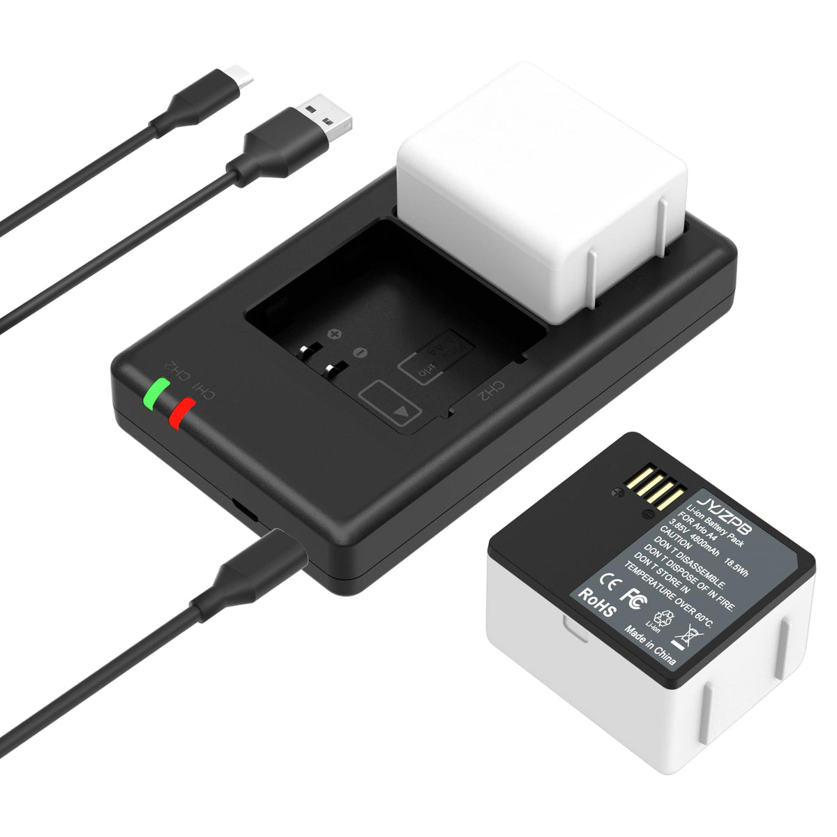 4800mAh Batteries with Dual Battery Charger D274378