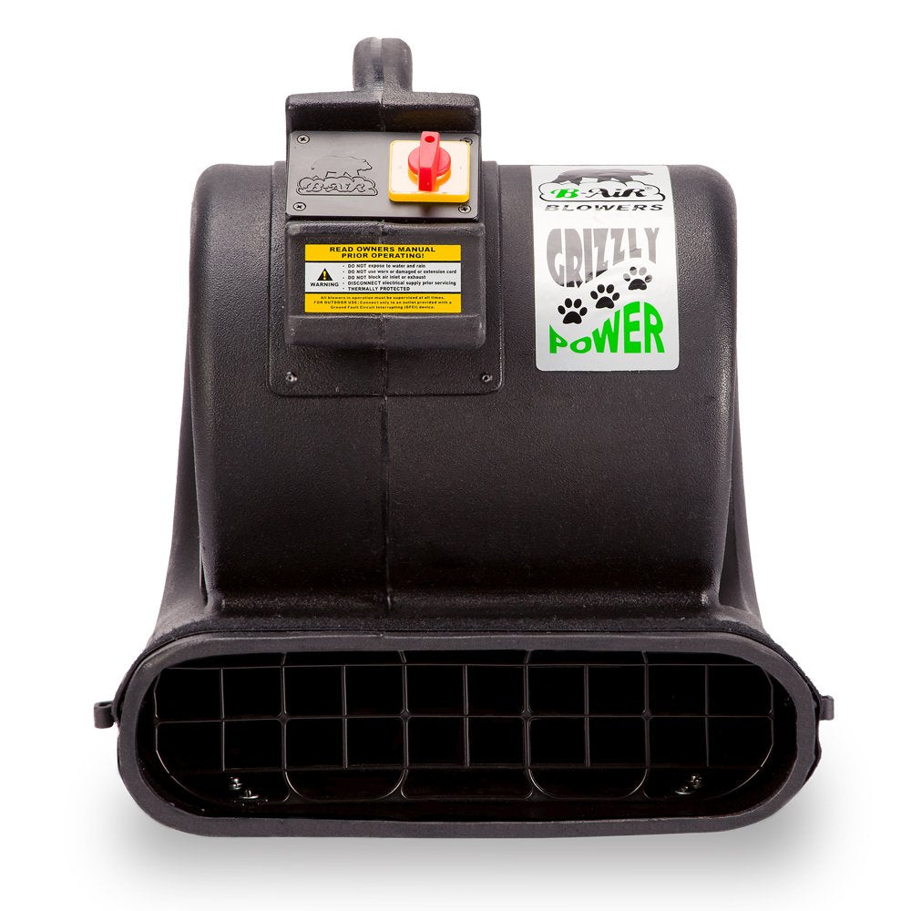 1 HP 3550 CFM Air Mover Carpet Dryer Floor Fan Black N54229