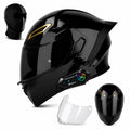 Bluetooth Modular Flip-Up Full Face Motorcycle Helmet E4233