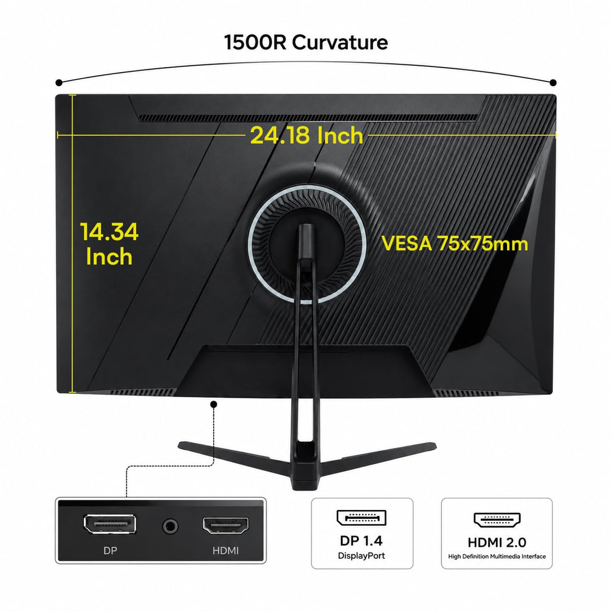 27 Inch 240Hz Curved Gaming Monitor 2K QHD L6780