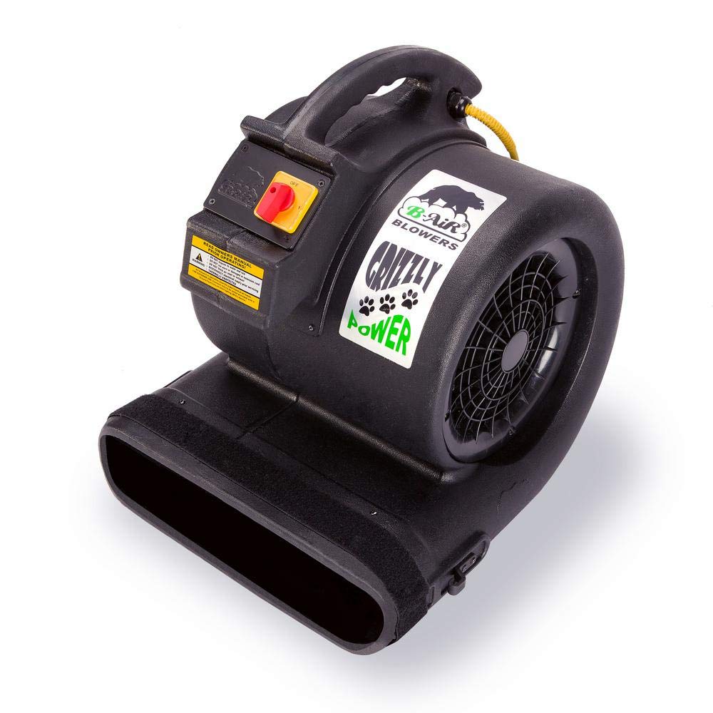 1 HP 3550 CFM Air Mover Carpet Dryer Floor Fan Black N54229