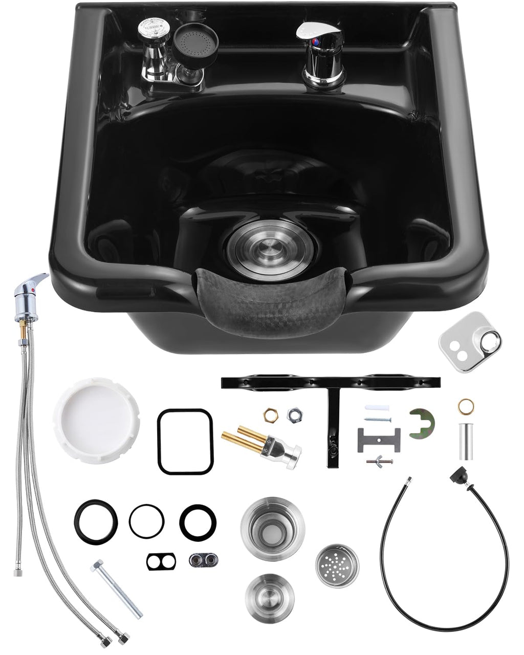 Black ABS Plastic Shampoo Basin N264346