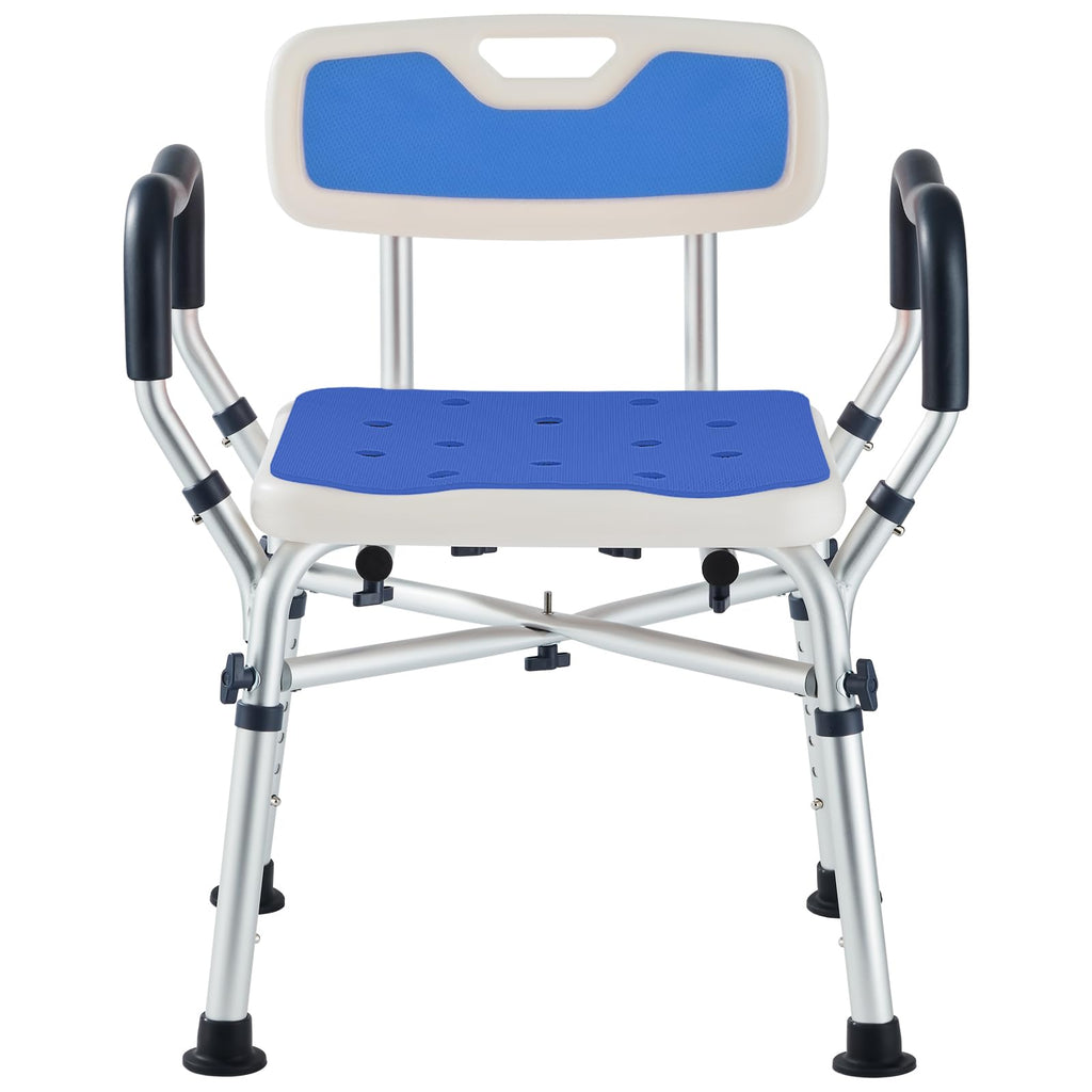 Blue Adjustable Shower Chair U2529