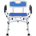 Blue Adjustable Shower Chair U2529