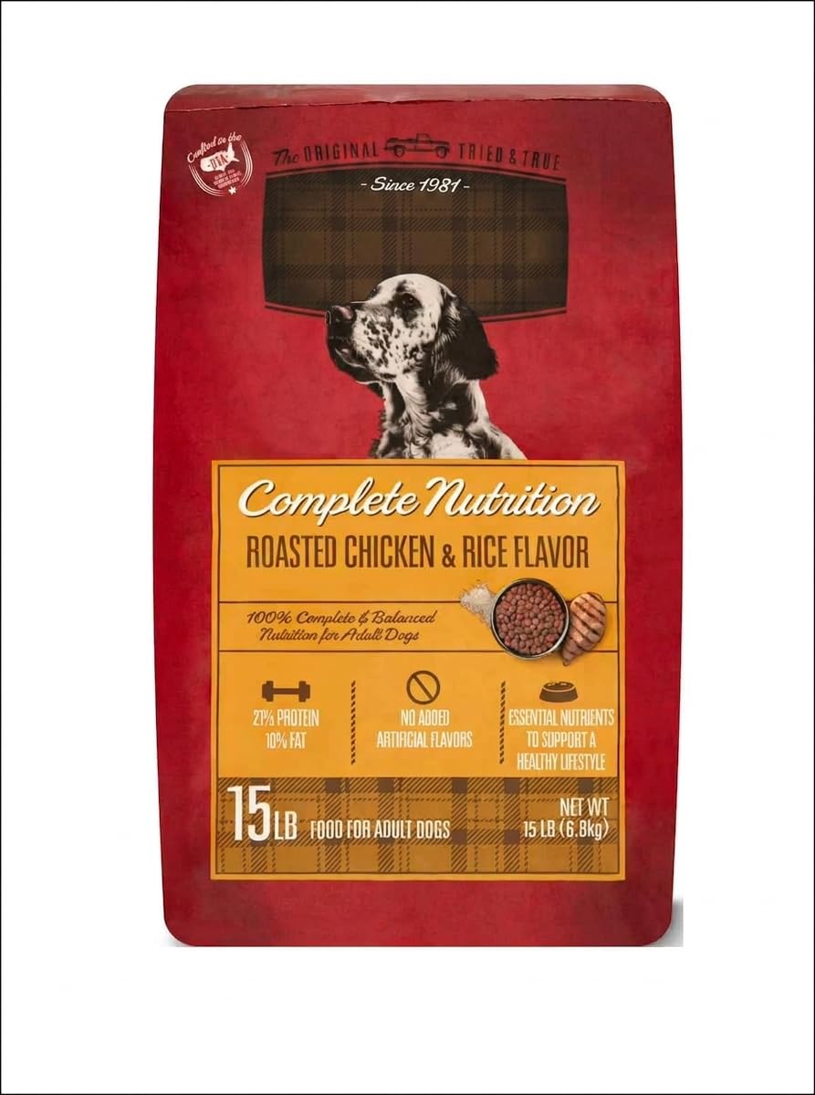Roasted Chicken & Rice Flavor Dry Dog Food 15 LB Z289