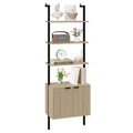 73" Tall Bookshelf with Cabinet C155584