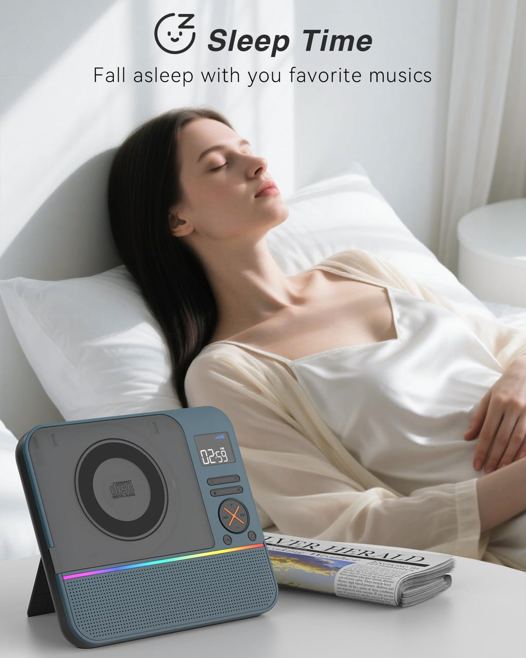 Portable CD Player with Bluetooth N47838