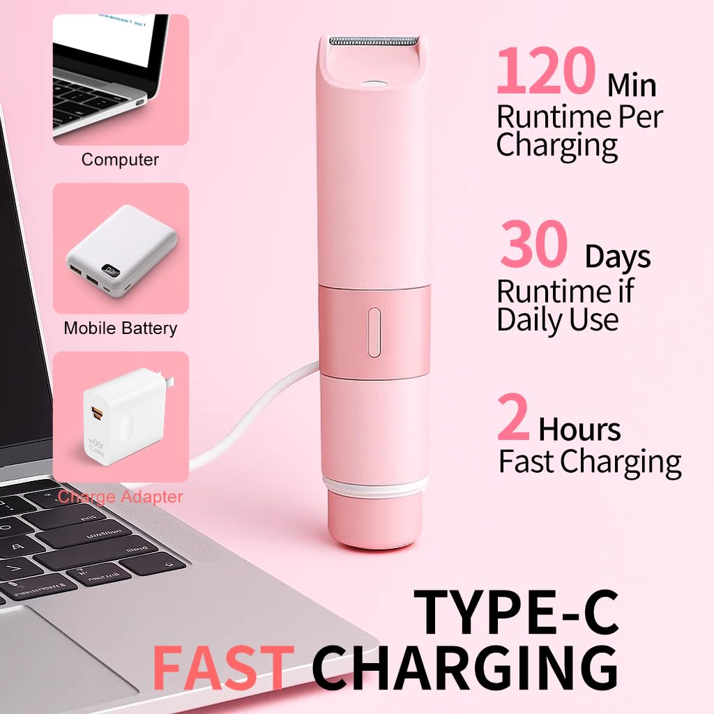 Pink 2 in 1 Bikini Trimmer Y115461