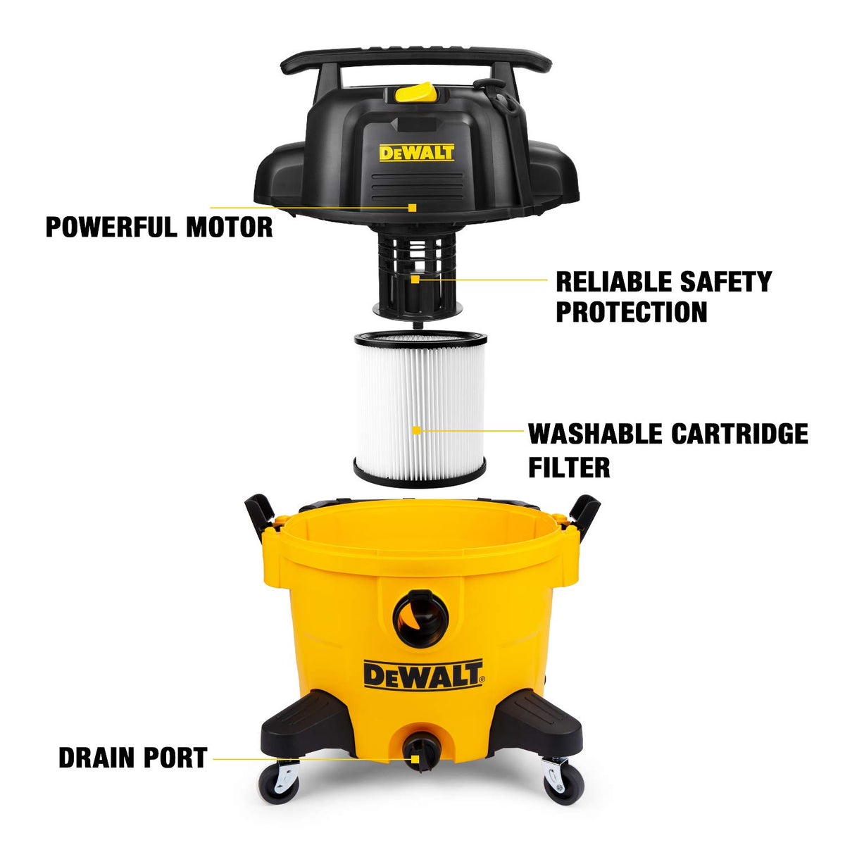 9 Gallon Wet/Dry Shop Vacuum with Blower S318