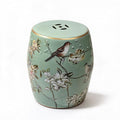 Hand-Painted Blue White Ceramic Garden Stool A79493
