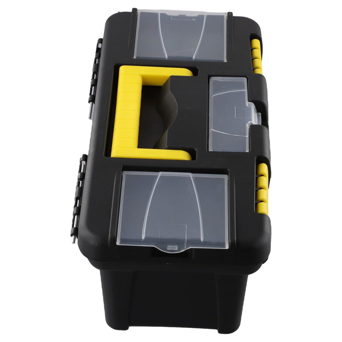10-Inch Plastic Toolbox with Metal Hinges and 4 Latches F9442