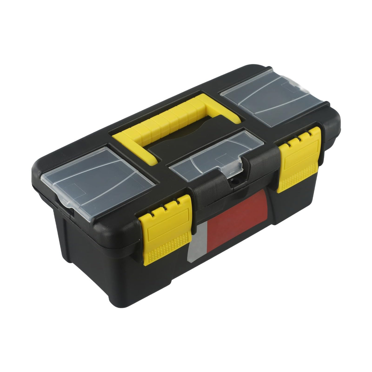 10-Inch Plastic Toolbox with Metal Hinges and 4 Latches F9442