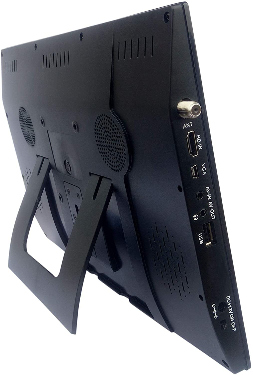 14” Portable LCD TV Monitor 1080P Rechargeable Battery Operated with Remote Control X75232