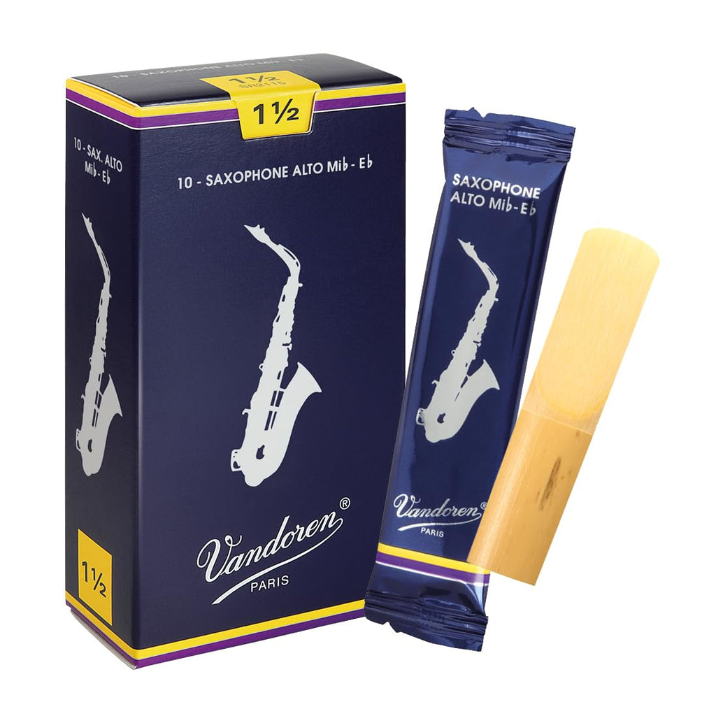 Alto Sax Traditional Reeds Strength 1.5 Box of 10 W26174