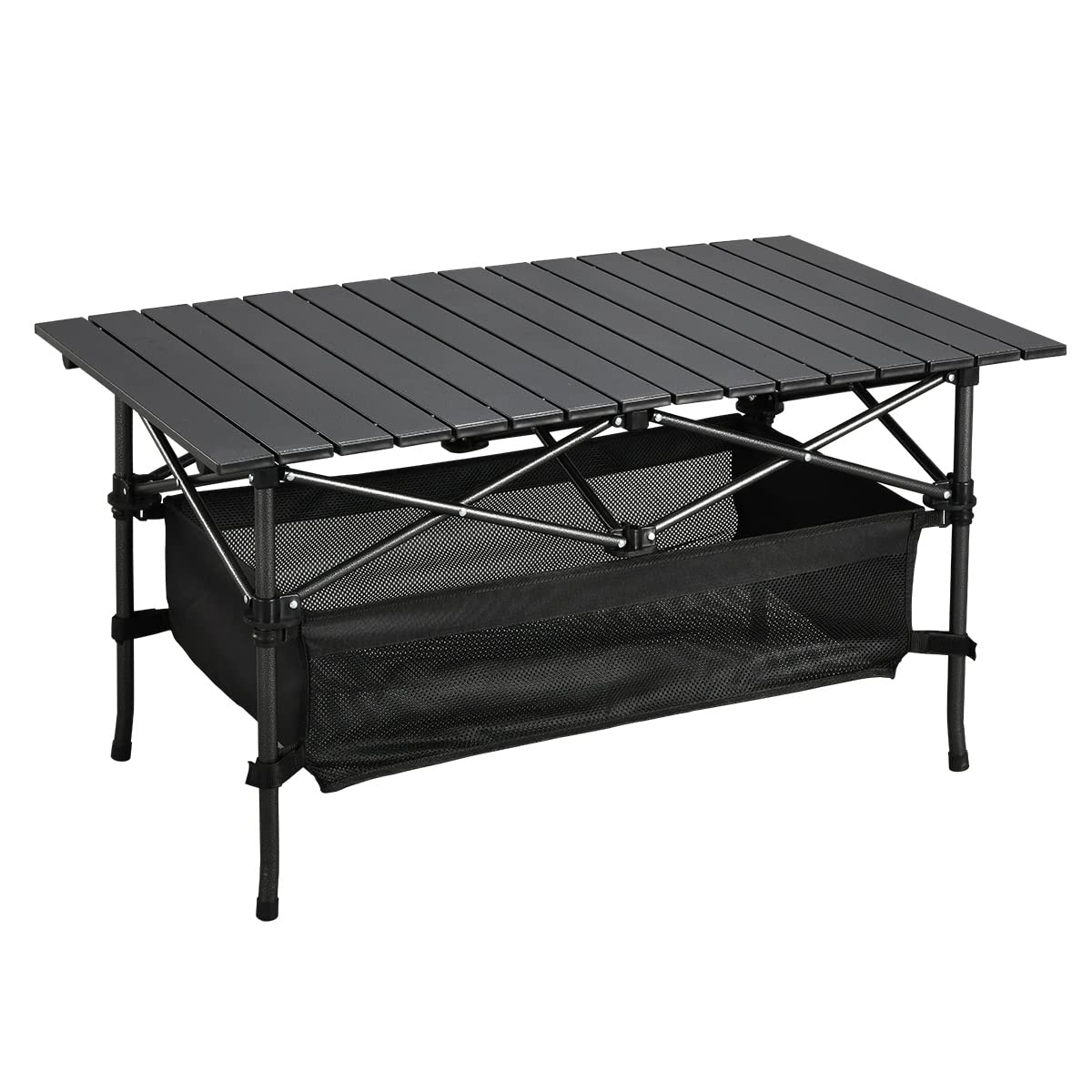 Lightweight Aluminum Folding Camping Table with Carrying Bag Q175