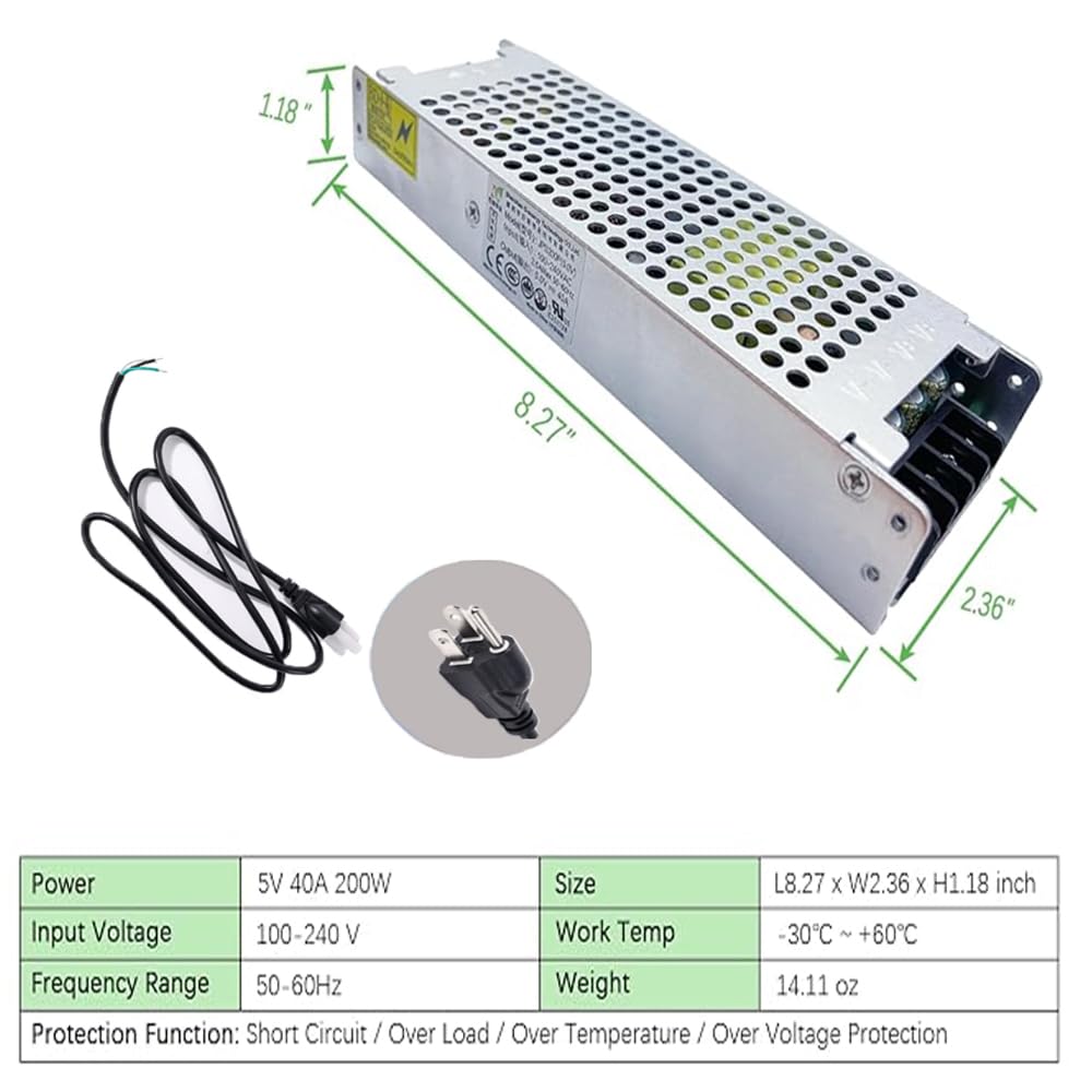 200W Low Voltage Power Supply for LED Display D324808