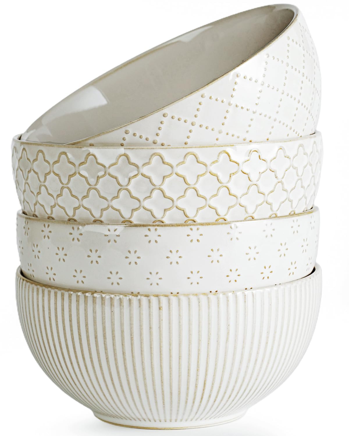 Ceramic Soup Bowls Set of 4 6.1 inch 30 oz G45864