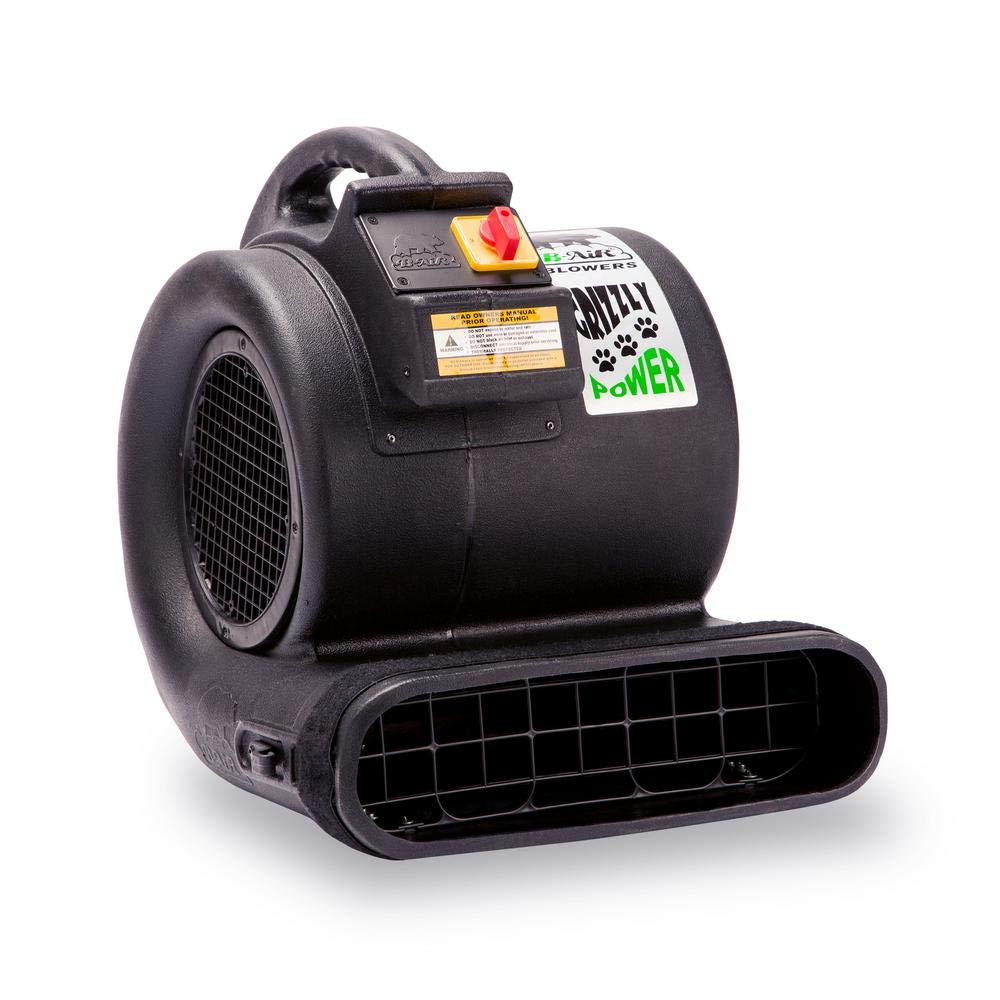 1 HP 3550 CFM Air Mover Carpet Dryer Floor Fan Black N54229