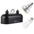 15inch Dual Reptile Light Fixture with Bulb Kit X445