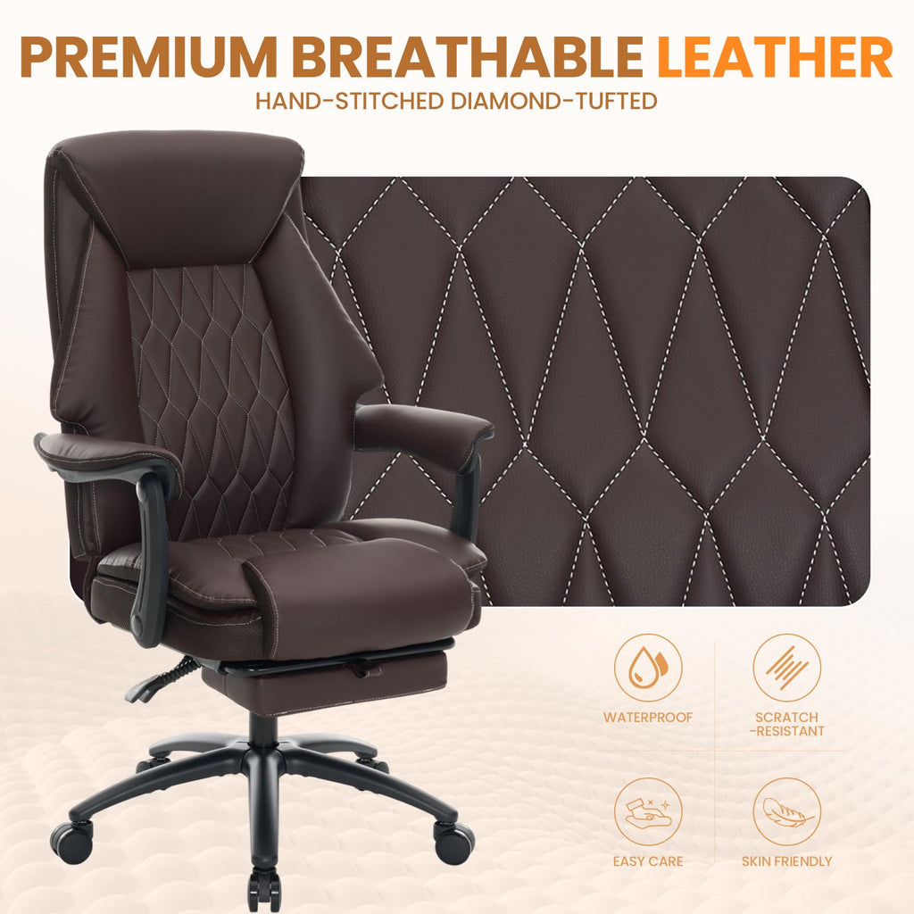 500lbs Big and Tall Office Chair with Footrest M93593