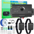 Electric Dog Fence System with Dual Waterproof Shock Collars B45976