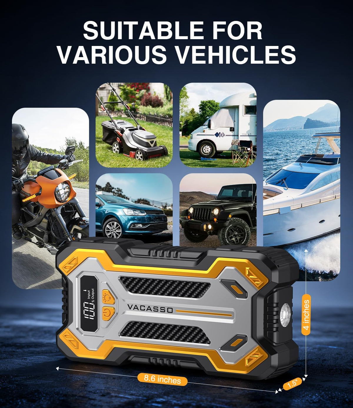12V Portable Car Jump Starter O811