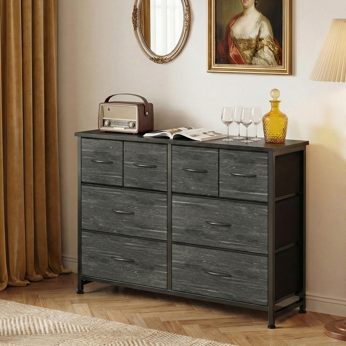 8 Fabric Drawer Dresser Q725