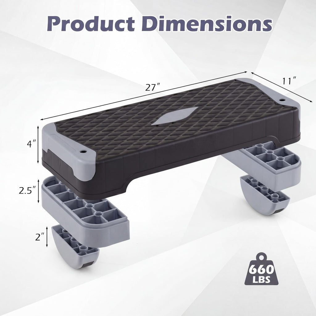 Adjustable 5 in 1 Aerobic Step Platform A9010